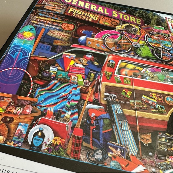 BUFFALO 2000pc Aimee Stewart Family Vacation fun and colorful puzzle. - Picture 7 of 7